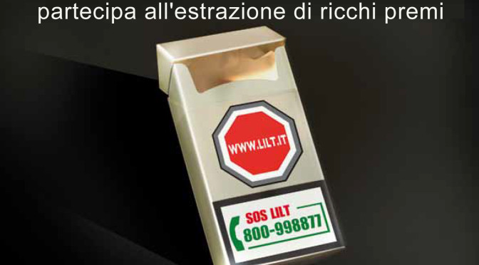 Giornata mondiale senza tabacco, Lilt in piazza con “Resi liberi”